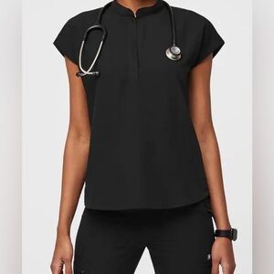 Figs Oversized Rafaela Top - Black